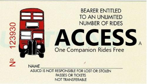 Image of a Unitrans Access Pass